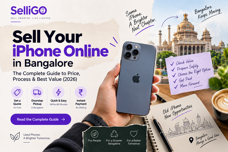 Sell Your iPhone Online in Bangalore: Complete Guide (2026)